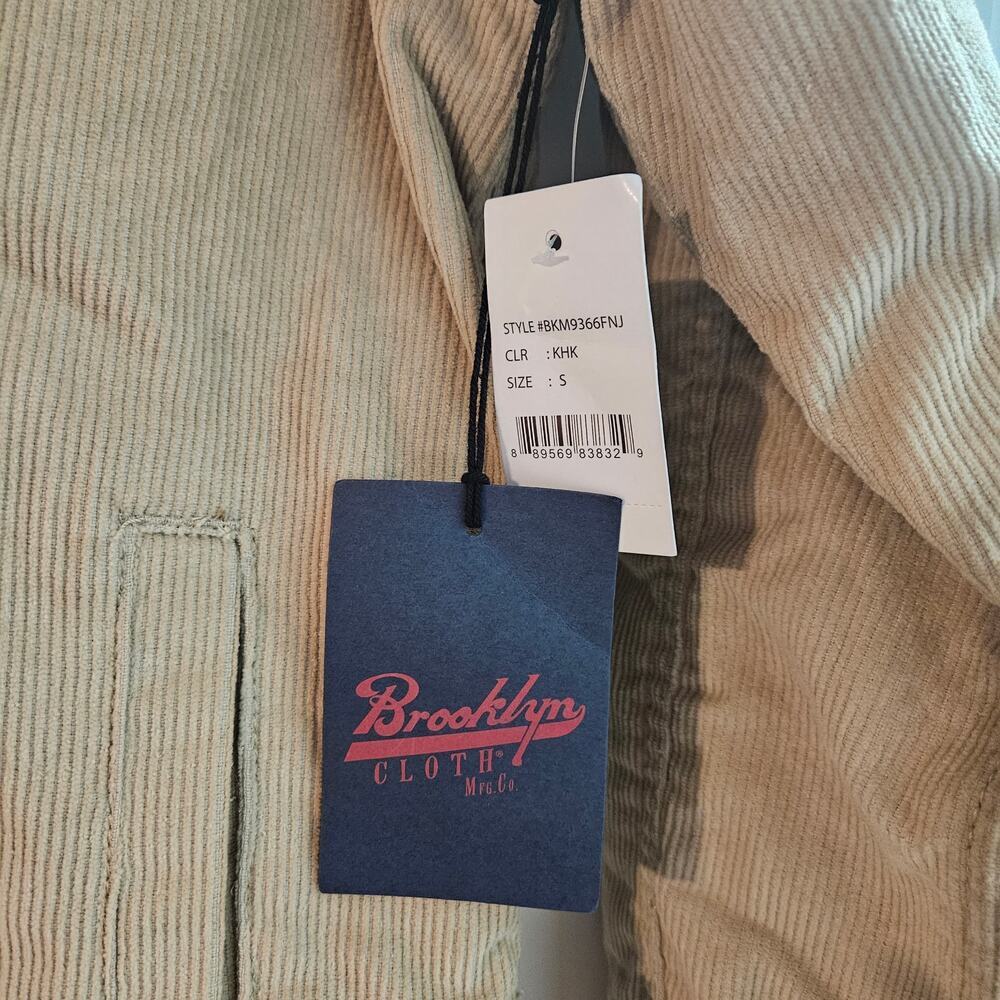 Brand New Unisex Brooklyn Clothing Jacket Beige/Tan Size Small Runs (in men's) - Picture 6 of 9
